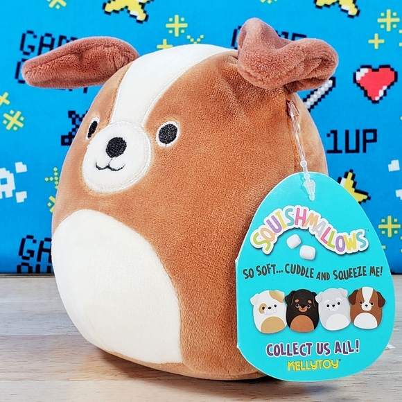 Squishmallow Bernie the Saint Bernard 5" UltraSoft Stuffed Animal Plush Toy NWT - Picture 6 of 12